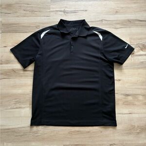 Nike Men's Black Polo Performance Shirt